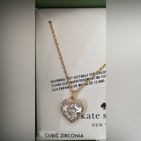 kate spade Jewelry - ✨New in Box✨ Kate Spade: Necklace with Heart Pendant